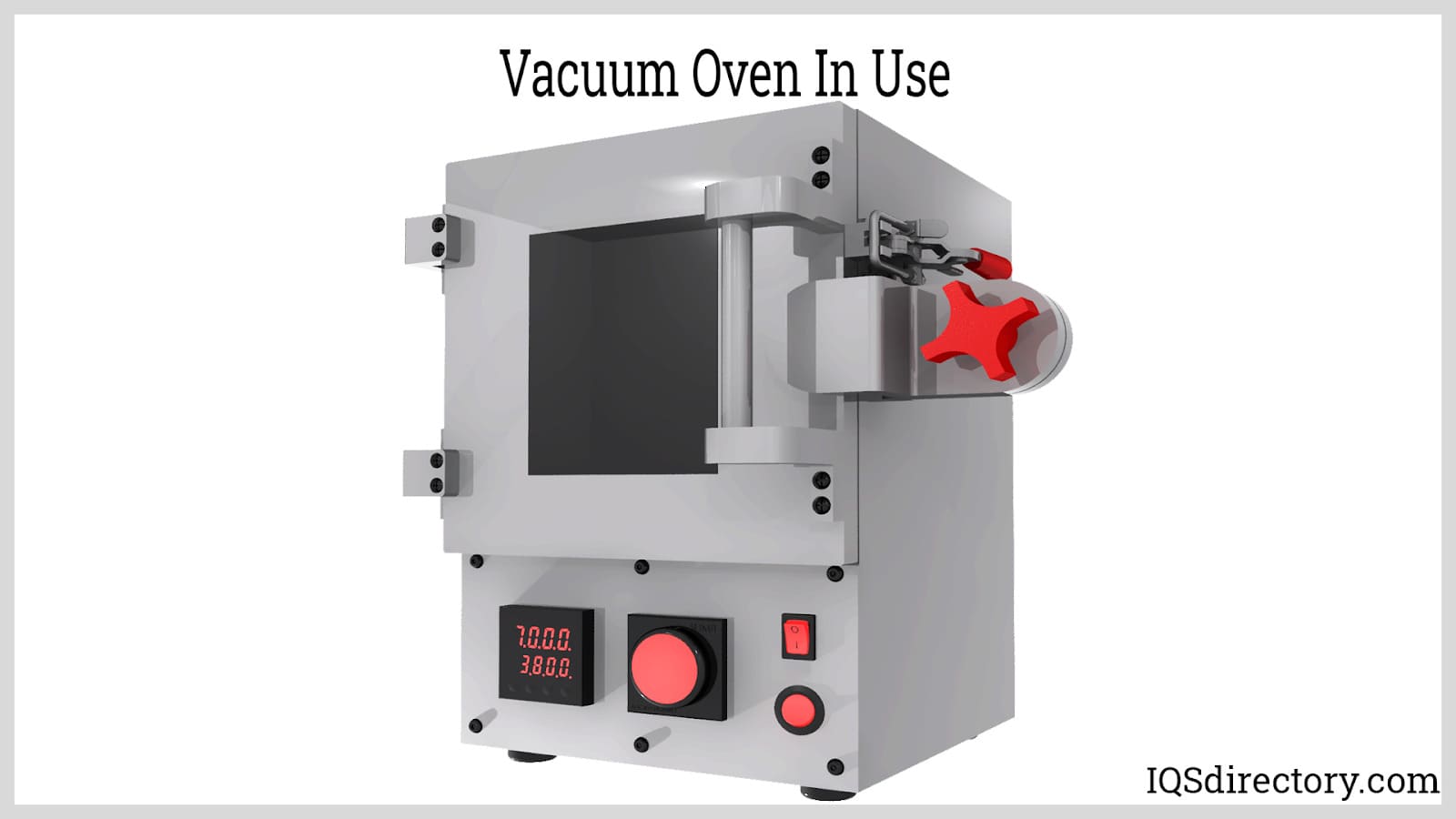 Vacuum Oven In Use